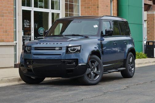 Tasman Blue Metallic 2026 Land Rover Defender P400 X-Dynamic SE