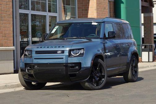 Tasman Blue Metallic 2026 Land Rover Defender P400 X-Dynamic SE