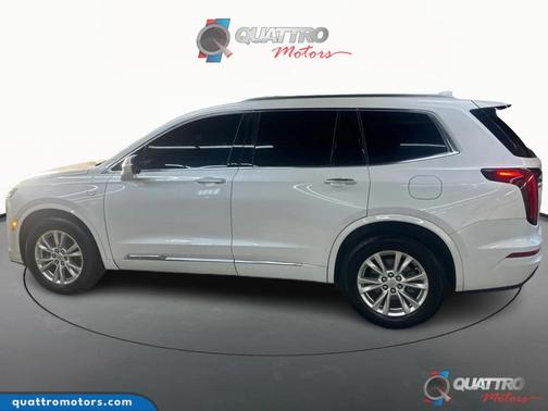 Crystal White Tri-Coat 2021 Cadillac XT6 Luxury FWD