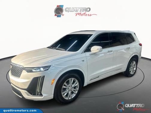 Crystal White Tri-Coat 2021 Cadillac XT6 Luxury FWD
