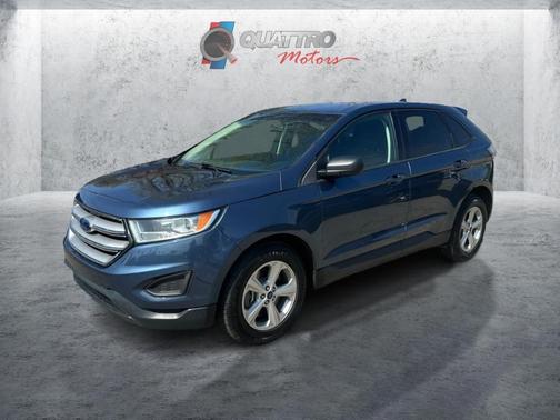Blue 2018 Ford Edge SE
