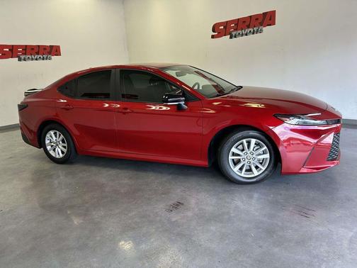 Supersonic Red 2025 Toyota Camry LE