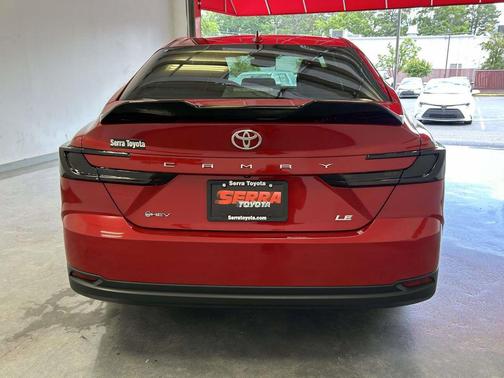 Supersonic Red 2025 Toyota Camry LE