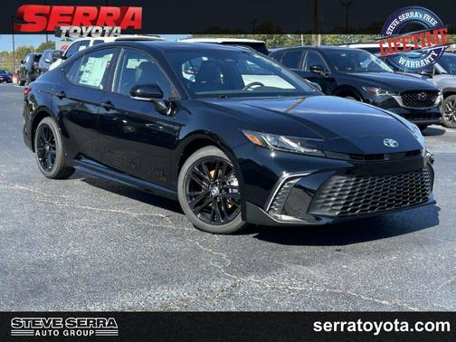 Midnight Black Metallic 2026 Toyota Camry SE