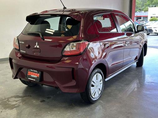 Wine Red Metallic 2024 Mitsubishi Mirage ES