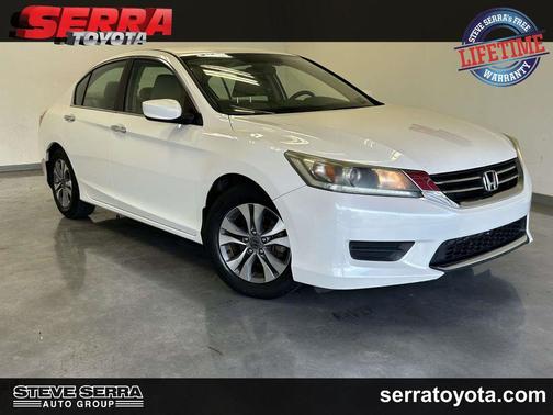 White Orchid Pearl 2014 Honda Accord LX
