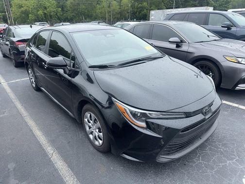 Midnight Black Metallic 2025 Toyota Corolla LE