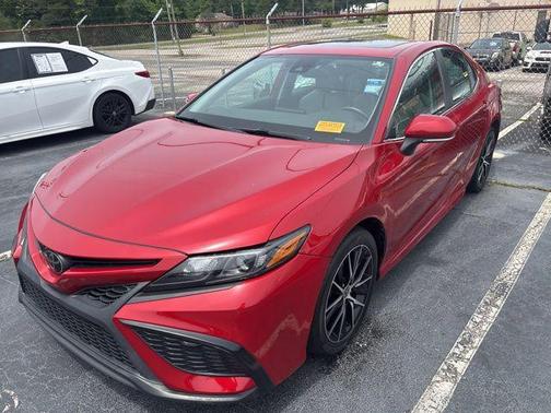 Supersonic Red 2021 Toyota Camry SE