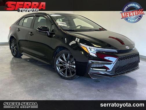 Midnight Black Metallic 2025 Toyota Corolla SE