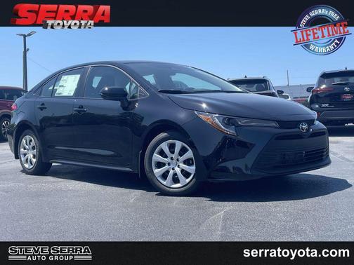 Midnight Black Metallic 2026 Toyota Corolla LE