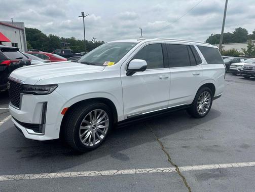 Crystal White Tricoat 2022 Cadillac Escalade Premium Luxury