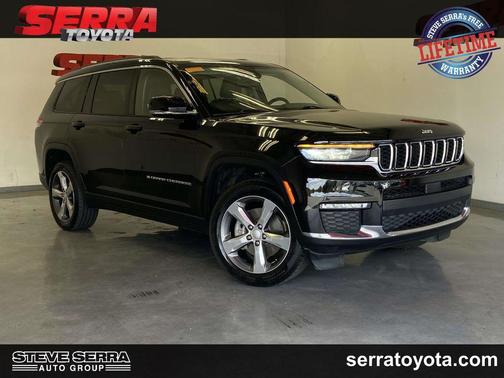 Diamond Black Crystal Pearlcoat 2021 Jeep Grand Cherokee L Limited