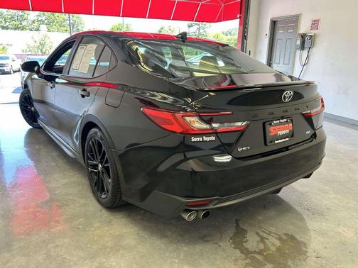 Midnight Black Metallic 2025 Toyota Camry SE