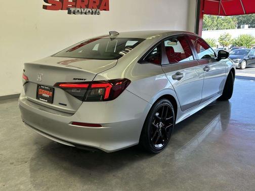 Gray 2026 Honda Civic Hybrid Sport