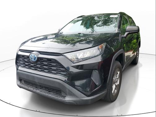 Midnight Black Metallic 2022 Toyota RAV4 Hybrid LE