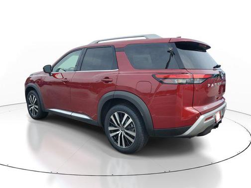 Scarlet Ember Tintcoat 2023 Nissan Pathfinder Platinum 4WD