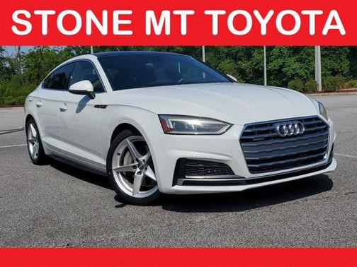 Glacier White 2019 Audi A5 45 Premium