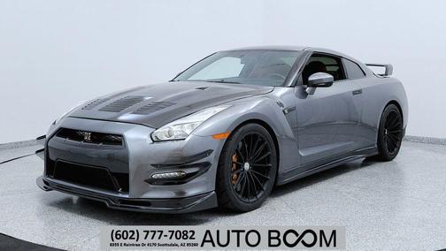 Gun Metallic 2015 Nissan GT-R Premium