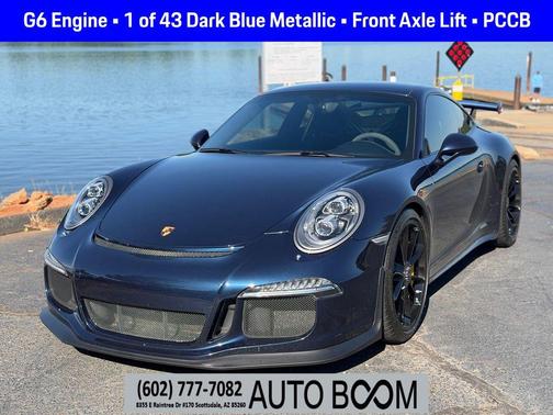 Dark Blue Metallic 2015 Porsche 911 GT3