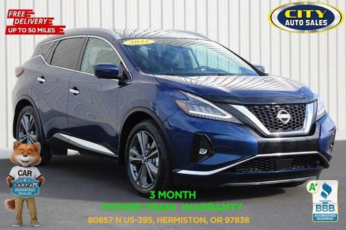 2022 Nissan Murano Platinum Intelligent AWD