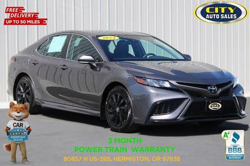 Predawn Gray Mica 2024 Toyota Camry SE