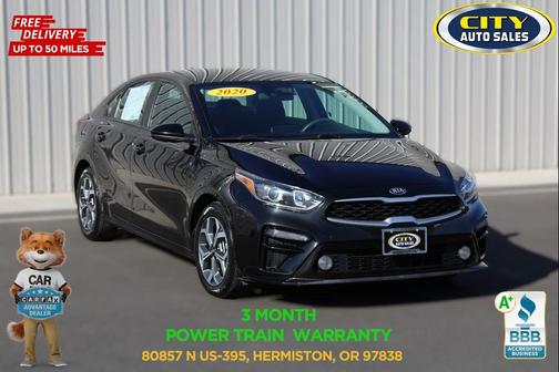 Aurora Black 2020 Kia Forte LXS