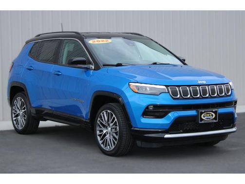 Laser Blue Pearlcoat 2022 Jeep Compass Limited