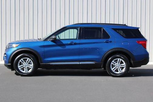 Blue Metallic 2023 Ford Explorer XLT