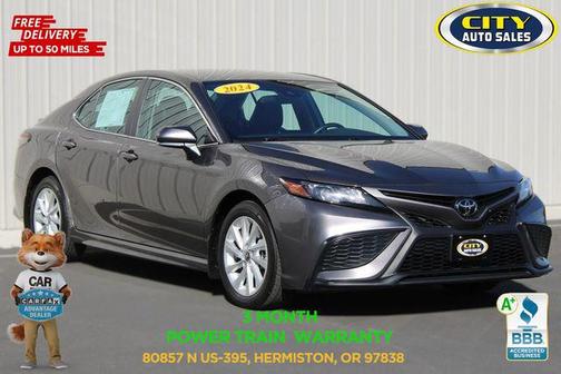 Predawn Gray Mica 2024 Toyota Camry SE
