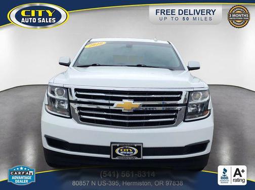Summit White 2020 Chevrolet Tahoe LS