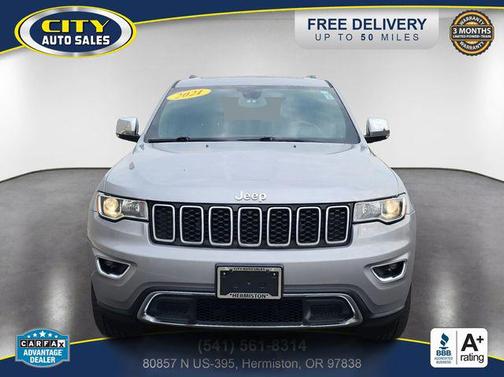 Billet Silver Metallic Clearcoat 2021 Jeep Grand Cherokee Limited