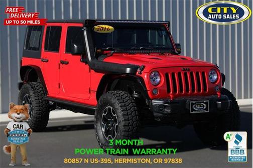 2016 Jeep Wrangler Unlimited Rubicon
