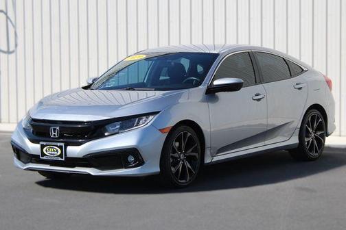 Lunar Silver Metallic 2020 Honda Civic Sport