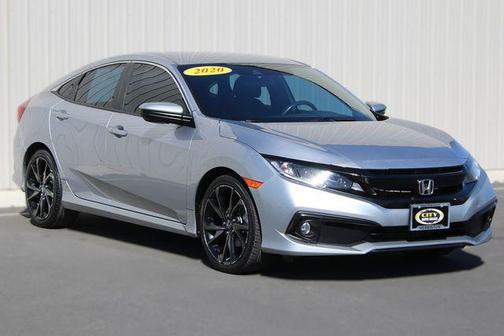 Lunar Silver Metallic 2020 Honda Civic Sport
