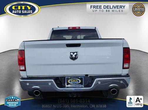Bright White Clearcoat 2019 RAM 1500 Big Horn