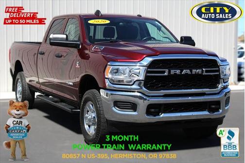 2020 RAM 3500 Tradesman Crew Cab 4x4 8' Box