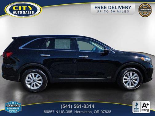 Ebony Black 2020 Kia Sorento LX