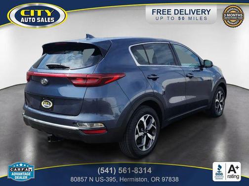 Pacific Blue 2022 Kia Sportage LX
