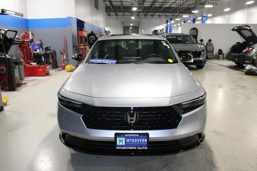 Solar Silver Metallic 2026 Honda Accord Hybrid Sport-L