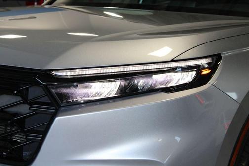 Solar Silver Metallic 2025 Honda CR-V Hybrid Sport