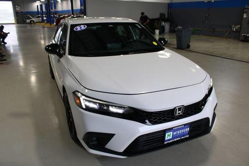 Platinum White Pearl 2022 Honda Civic Sport