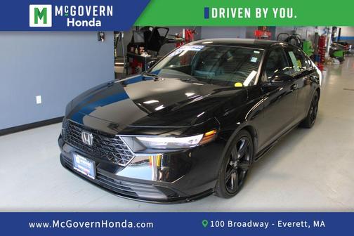 Crystal Black Pearl 2025 Honda Accord Hybrid Sport-L