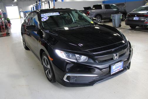 Crystal Black Pearl 2021 Honda Civic LX