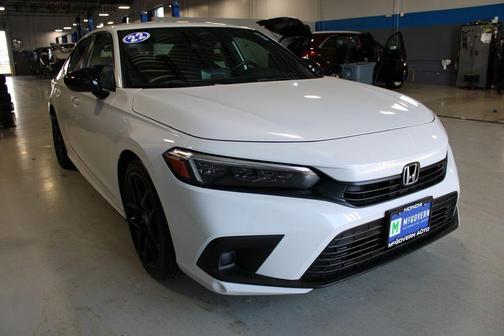Platinum White Pearl 2022 Honda Civic Sport