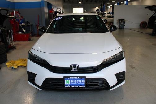 Platinum White Pearl 2022 Honda Civic Sport