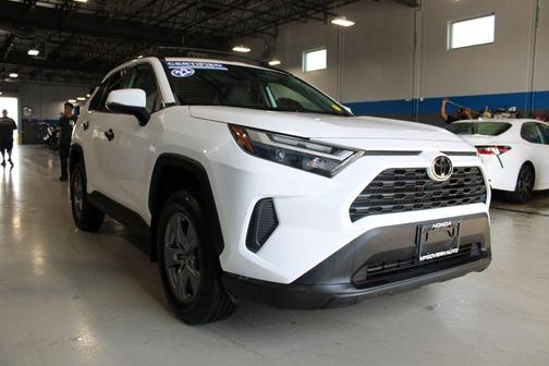 White 2022 Toyota RAV4 XLE