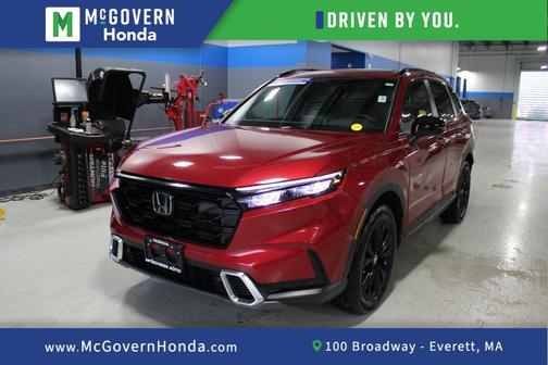 Radiant Red Metallic 2026 Honda CR-V Hybrid Sport Touring