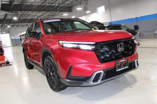 Radiant Red Metallic 2026 Honda CR-V Hybrid Sport Touring