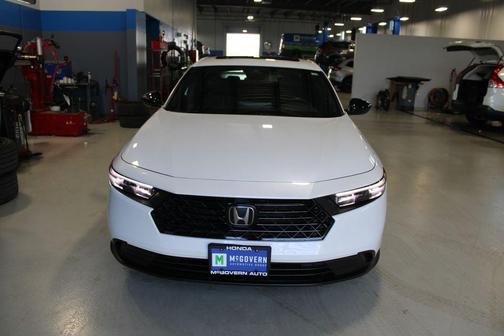 Platinum White Pearl 2024 Honda Accord Hybrid Sport