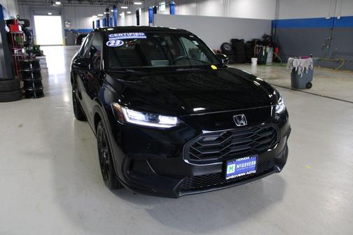 Crystal Black Pearl 2023 Honda HR-V Sport